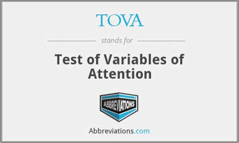 does tova test mean hyperactive